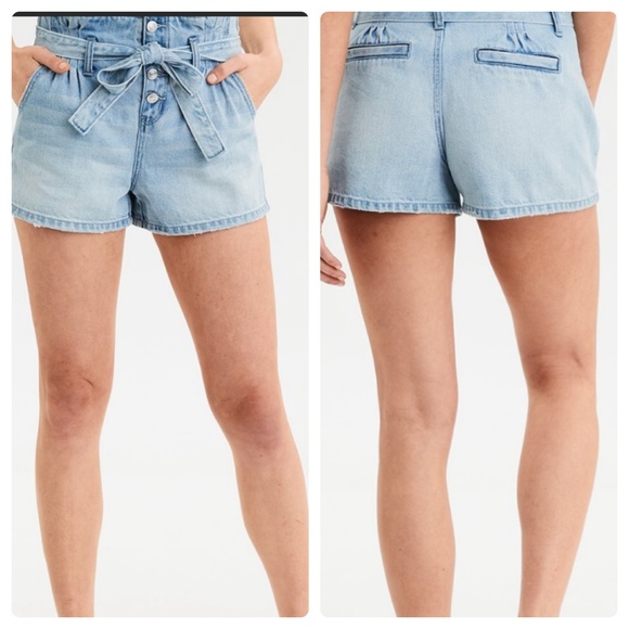 paperbag shorts american eagle